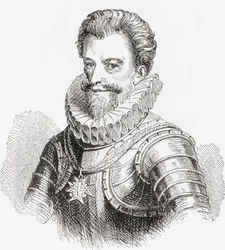 Heinrich I., Prinz von Joinville, Herzog von Guise, Graf von Eu, 1550-1588, auch bekannt als Le Balafré (Narbengesicht), aus Ward und Locks Illustrierter Geschichte der Welt, veröffentlicht um 1882